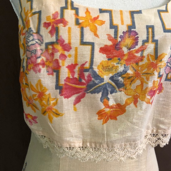 FREE PEOPLE Gold Western Mini Dress Big Bang 4 - Picture 4 of 7